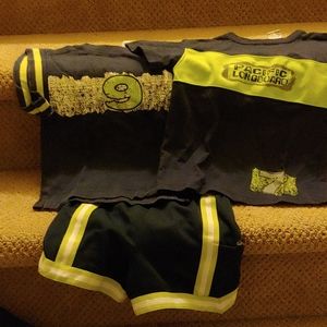 3 pc set. Blue and lime green